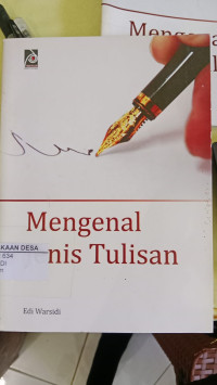 Image of mengenal jenis tulisan